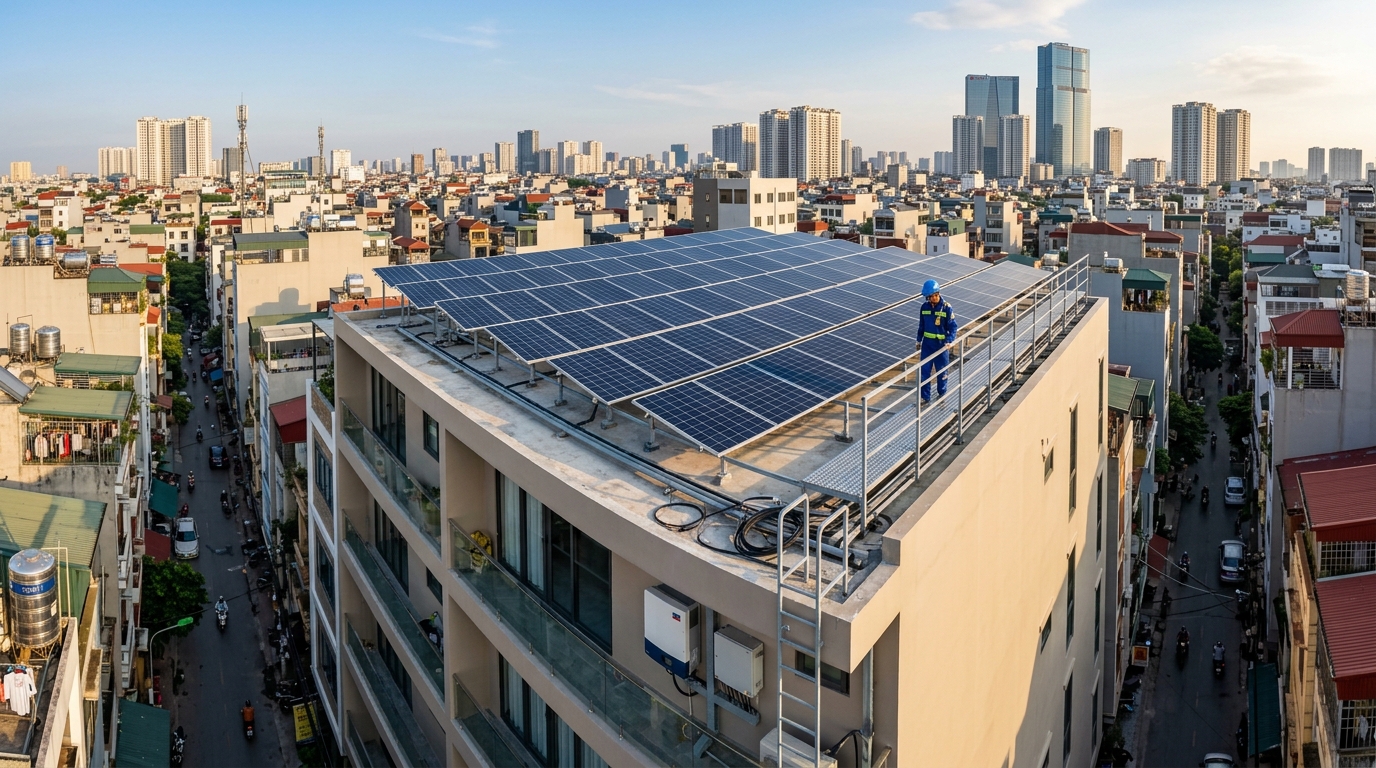 Các mô hình đơn vị lắp đặt solar trên thị trường